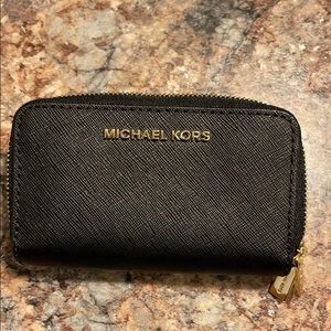 New (Used) Black Michael Kors Card Holder